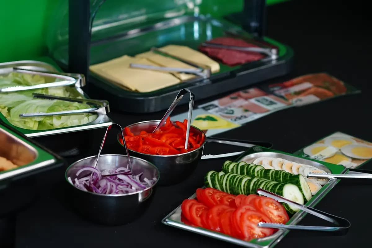 Lopend buffet bij FunSpace